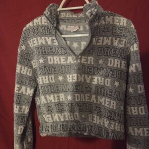 NOBO Gray Plush Fleece Pullover